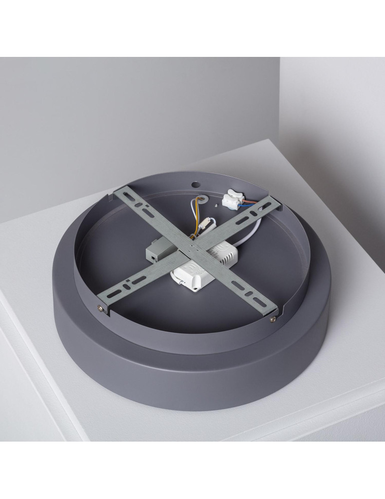 Plafonnier LED Rond Métal CCT Sélectionnable Wingu 15W Ø300 mm