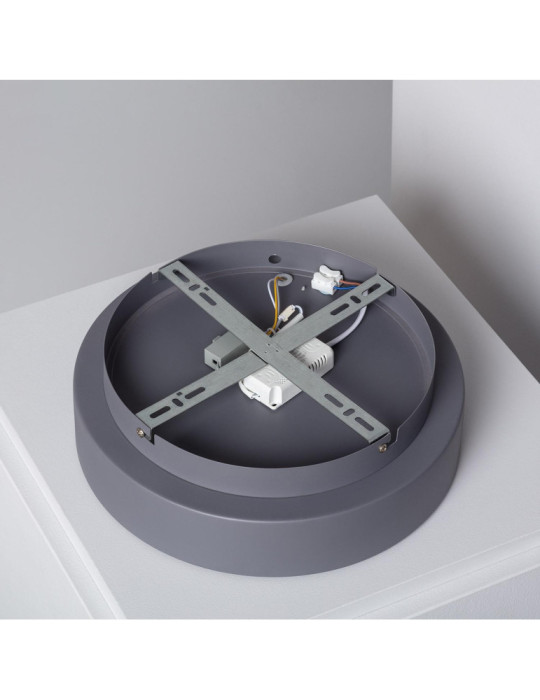 Plafonnier LED Rond Métal CCT Sélectionnable Wingu 15W Ø300 mm