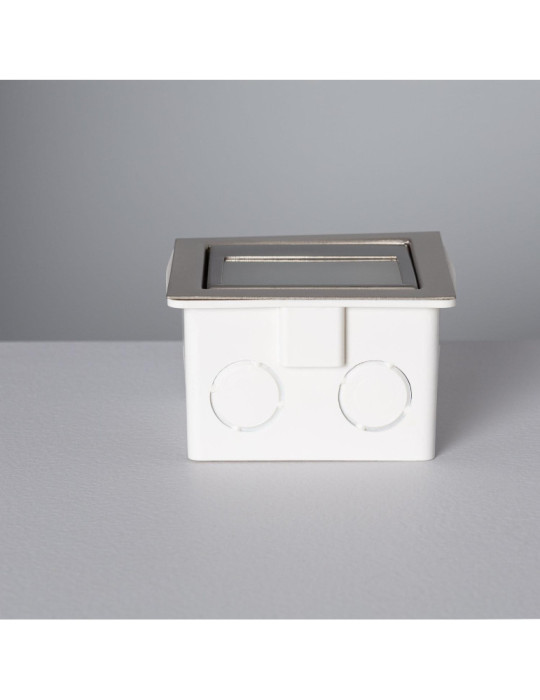 Balise Murale LED Encastrable 1.5W Larry Finition Acier