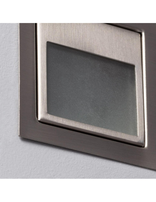 Balise Murale LED Encastrable 1.5W Larry Finition Acier