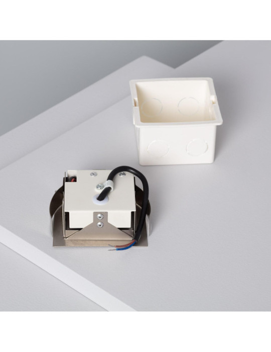 Balise Murale LED Encastrable 1.5W Larry Finition Acier