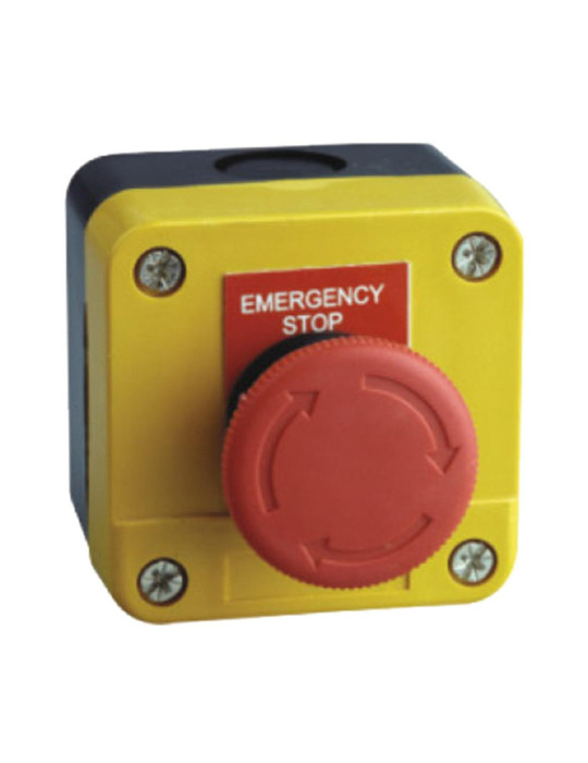 Boîtier en Saillie avec Bouton d'Arrêt d'Urgence MAXGE Ø40mm