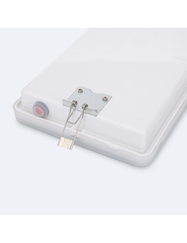 Éclairage de Secours LED Encastré/Saillie 130lm Permanent/Non Permanent avec Panneau IP65 Coupe 150x310 mm