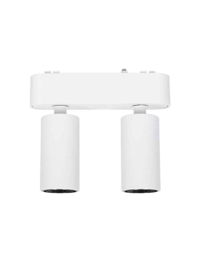 Spot LED sur Rail Magnétique 25mm Extra-Plat 10W Double 48V Blanc