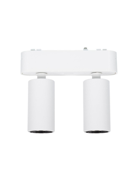 Spot LED sur Rail Magnétique 25mm Extra-Plat 10W Double 48V Blanc