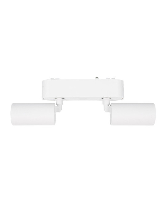 Spot LED sur Rail Magnétique 25mm Extra-Plat 10W Double 48V Blanc