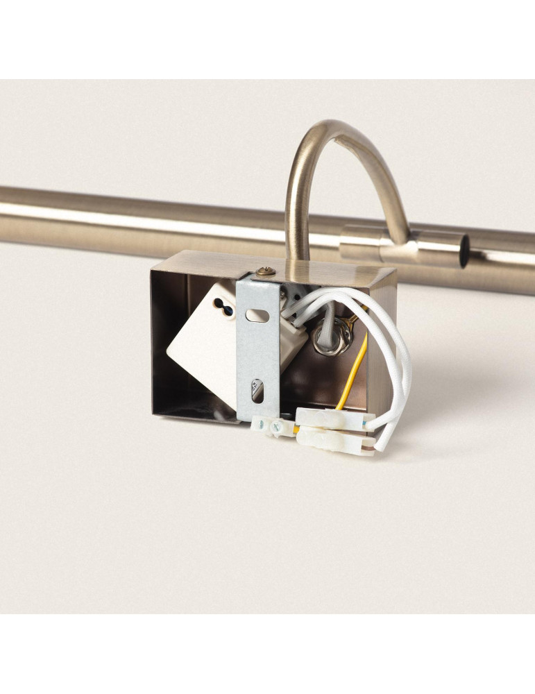 Applique Murale LED pour Tableau Eski - Laiton Antique