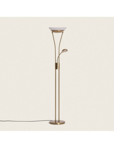 Lampadaire avec LED de Lecture Métal Ethan