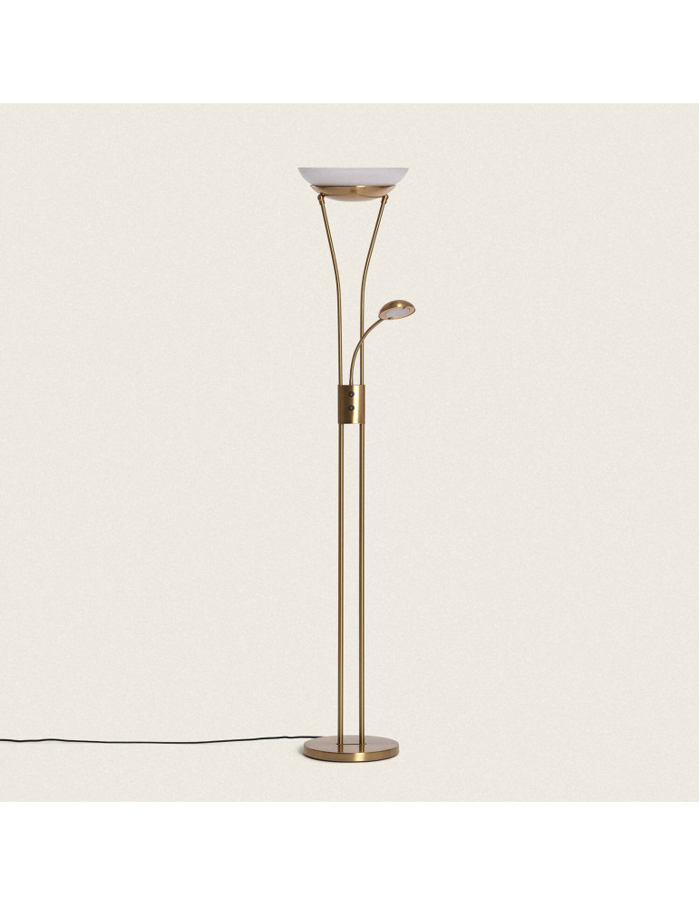 Lampadaire avec LED de Lecture Métal Ethan