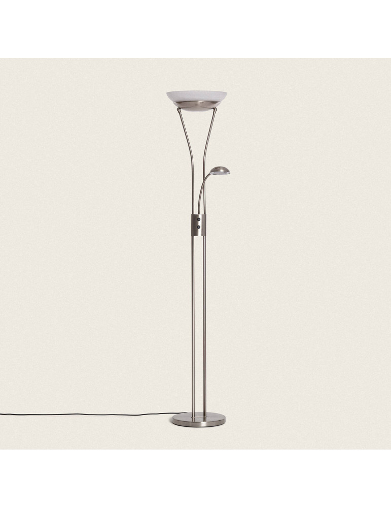 Lampadaire avec LED de Lecture Métal Ethan