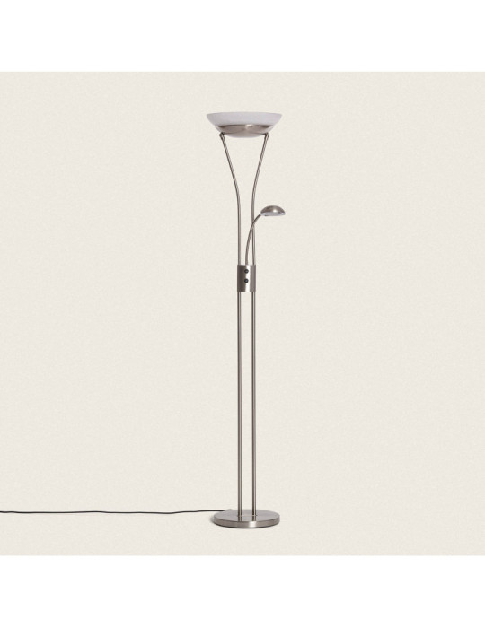 Lampadaire avec LED de Lecture Métal Ethan