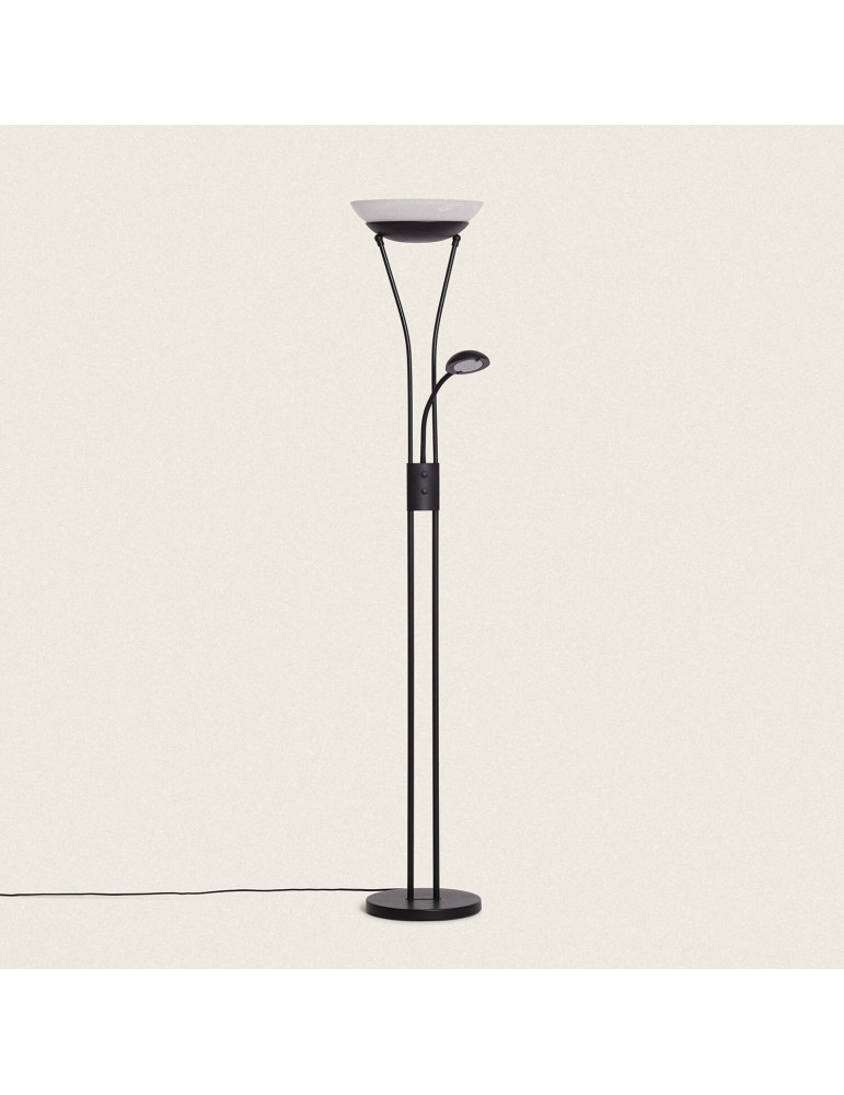 Lampadaire avec LED de Lecture Métal Ethan