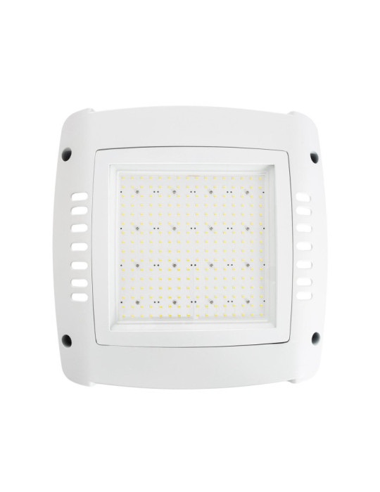 Spot LED Canopy Spécial Stations-Service 100W LUMILEDS 150lm/W Driver Philips Xitanium Dimmable 1-10V