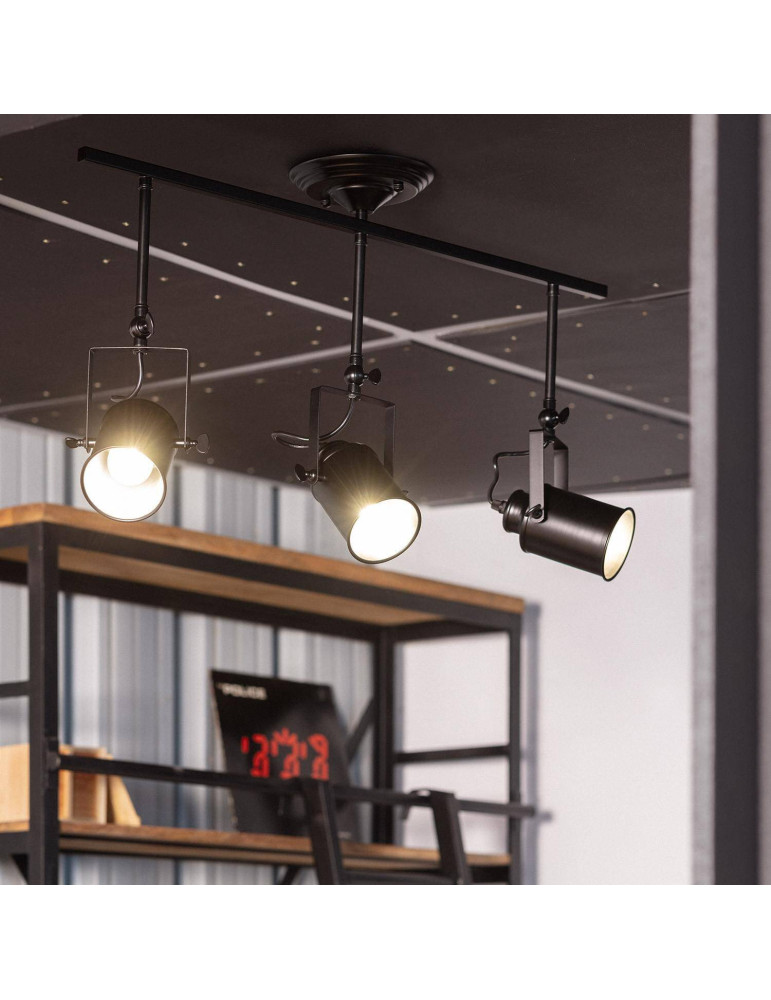Plafonnier Métal Kijiko 3 Spots