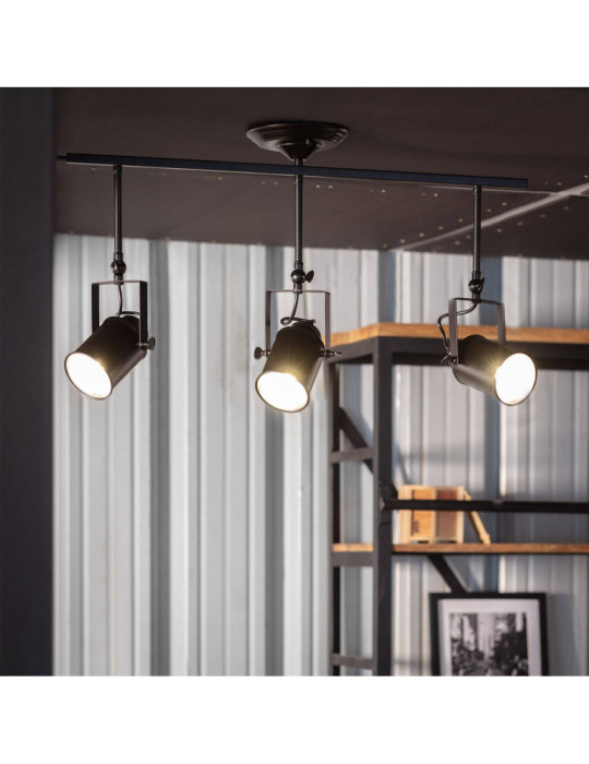 Plafonnier Métal Kijiko 3 Spots