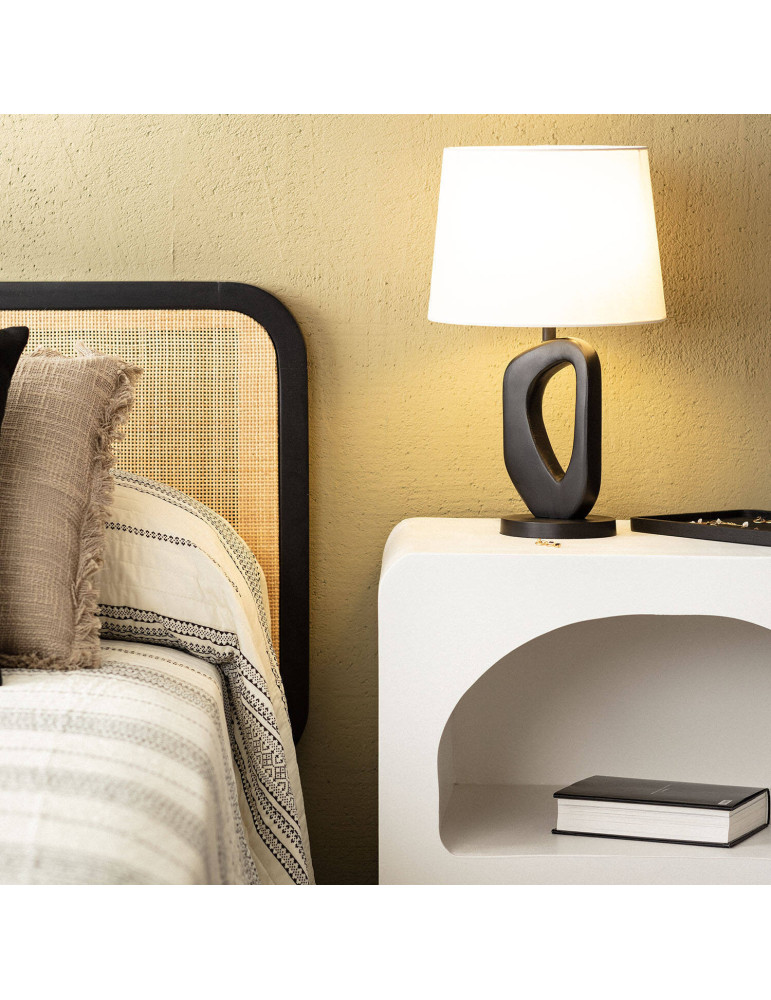 Lampe à Poser Bois Cave ILUZZIA