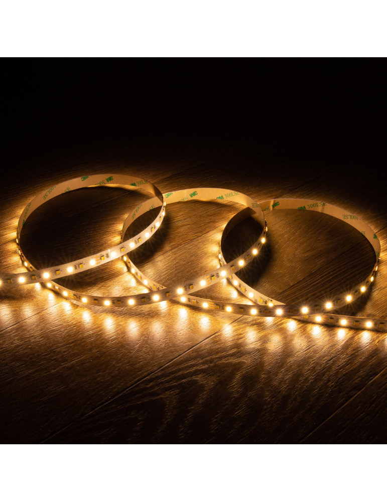 Ruban LED CCT 24V DC SMD 280 LED/m 5m IP20 CRI90 Largeur 10mm coupe tous les 5 cm