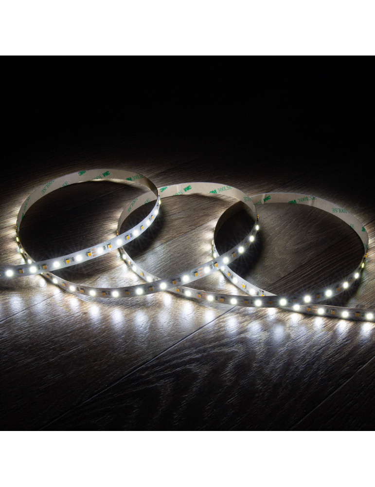 Ruban LED CCT 24V DC SMD 280 LED/m 5m IP20 CRI90 Largeur 10mm coupe tous les 5 cm