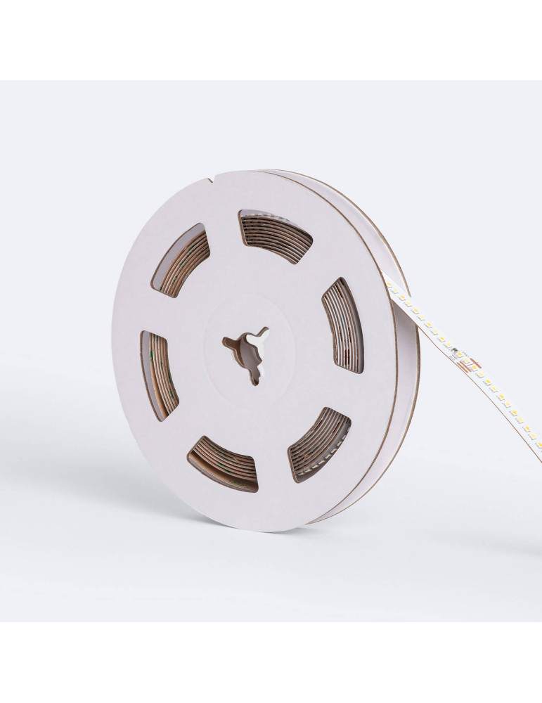 Ruban LED CCT 24V DC SMD 280 LED/m 5m IP20 CRI90 Largeur 10mm coupe tous les 5 cm