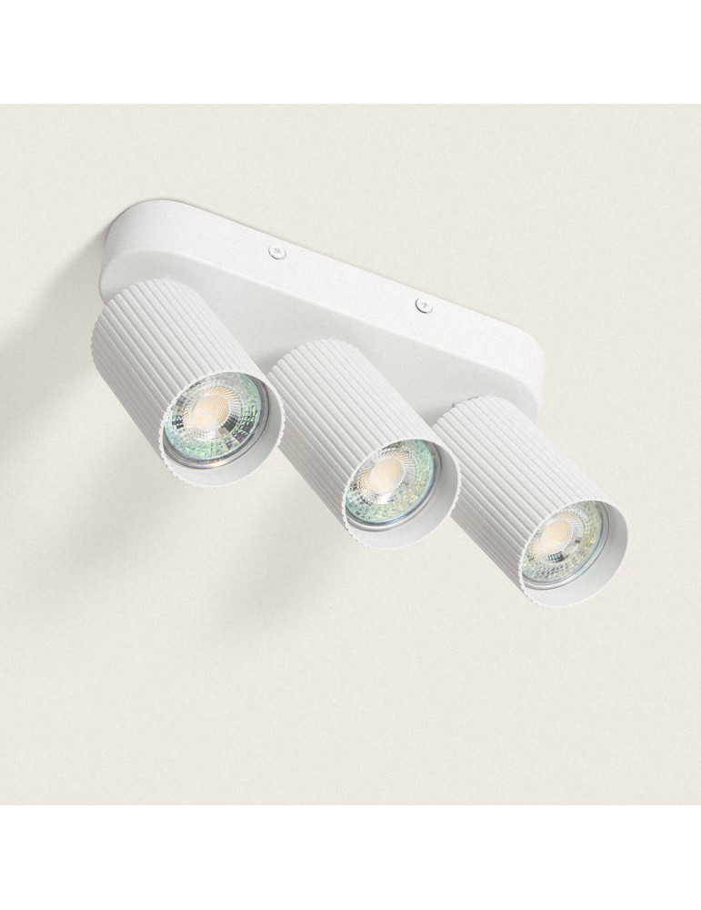 Plafonnier Aluminium Aritz 3 Spots