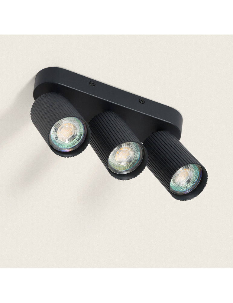 Plafonnier Aluminium Aritz 3 Spots
