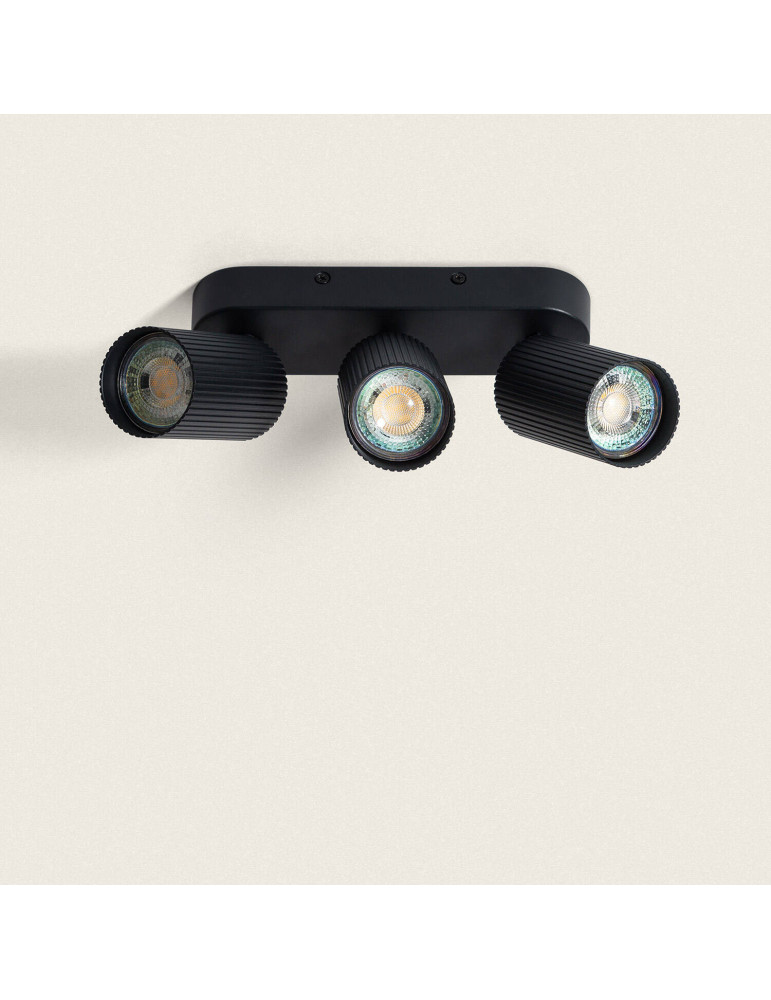 Plafonnier Aluminium Aritz 3 Spots