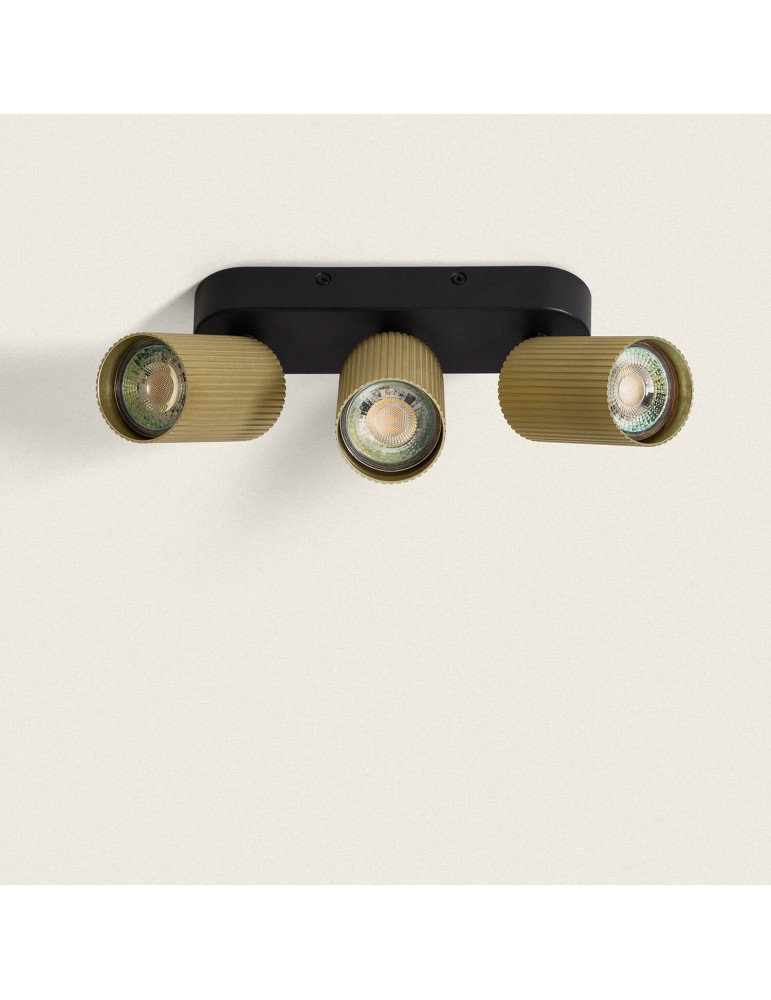 Plafonnier Aluminium Aritz 3 Spots