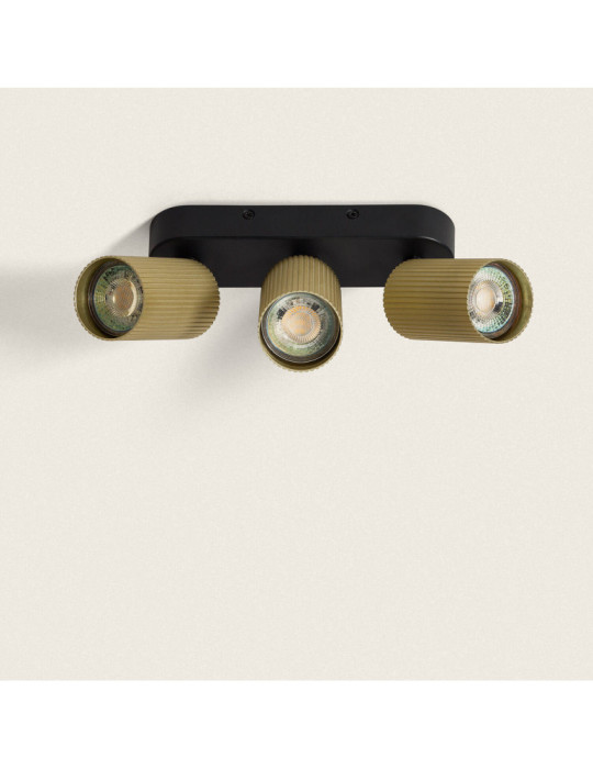 Plafonnier Aluminium Aritz 3 Spots