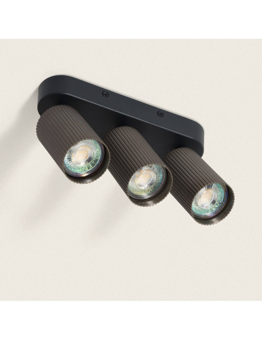 Plafonnier Aluminium Aritz 3 Spots