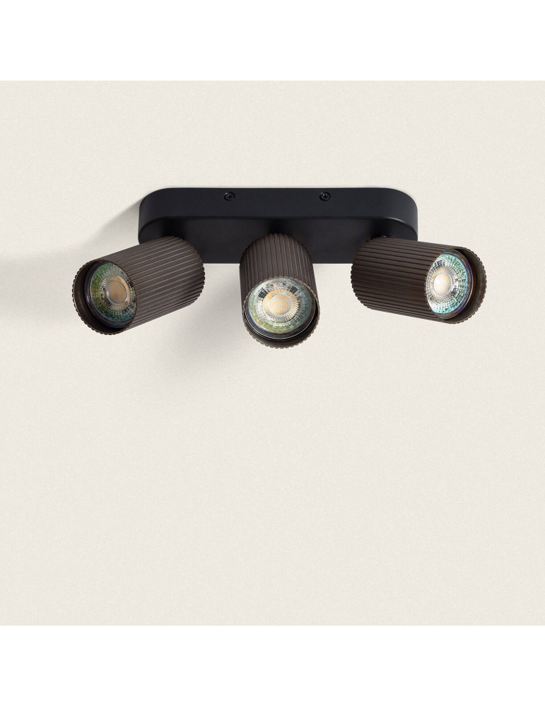 Plafonnier Aluminium Aritz 3 Spots