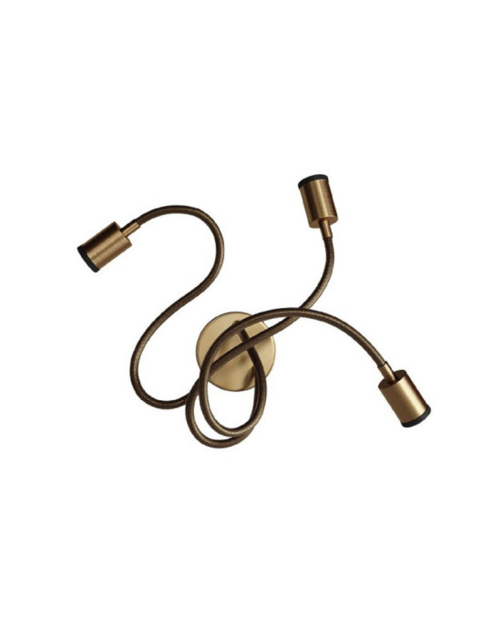 Lampe Murale LED Métal Mini Spotlight Creative-Cables SPM3FLGUOTS60OTSRZ24-L