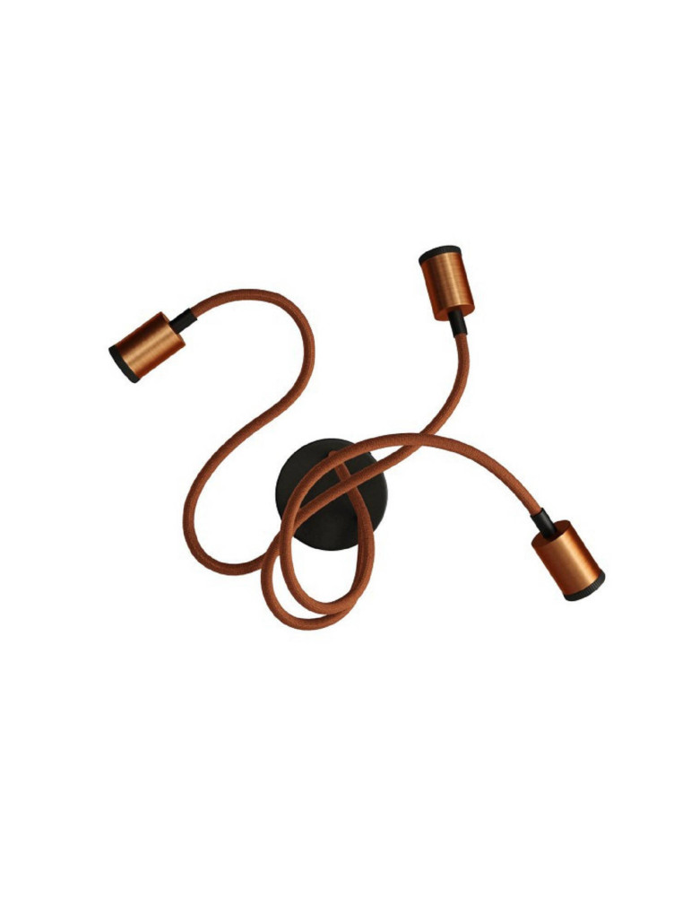 Lampe Murale LED Métal Mini Spotlight Creative-Cables SPM3FLGUOTS60OTSRZ24-L