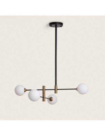Suspension Métal et Verre Bull 4