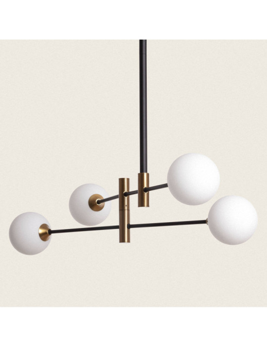 Suspension Métal et Verre Bull 4