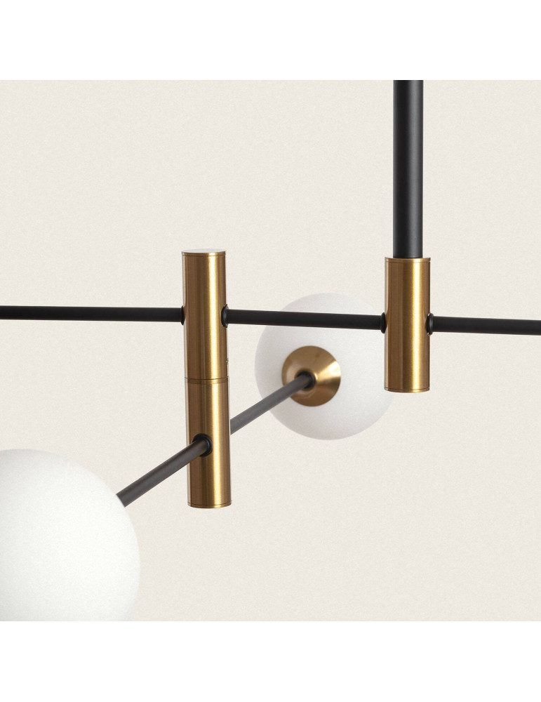 Suspension Métal et Verre Bull 4