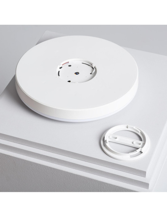 Plafonnier LED Rond 18W No Flicker Ø290 mm avec Détecteur de Présence PIR et Crépusculaire