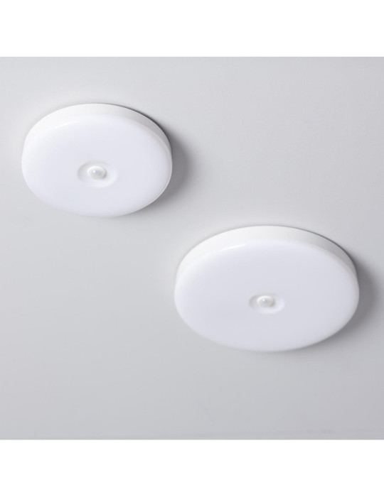 Plafonnier LED Rond 18W No Flicker Ø290 mm avec Détecteur de Présence PIR et Crépusculaire