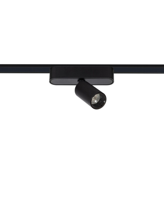Spot LED sur Rail Magnétique 25mm Extra-Plat 5W 48V Noir Spot LED sur Rail Magnétique 25mm Extra-Plat 5W 48V Noir