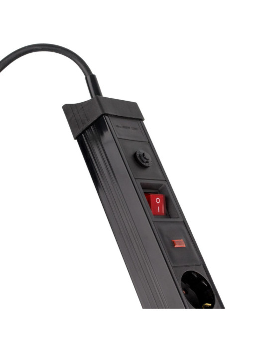 Bloc Multiprises 6 Prises Type F Schuko EU Protecteur de Surtensions + 2 Prise Type C+ 2USB 5m