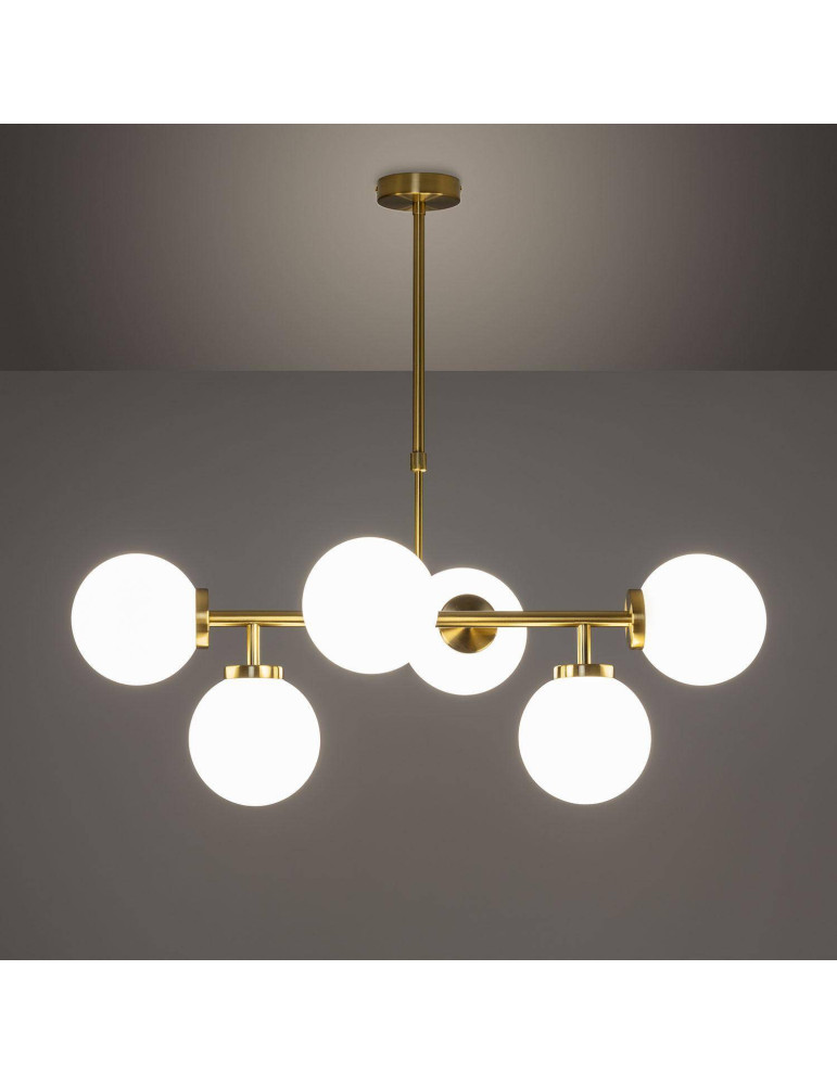 Suspension Métal et Verre Lautrec