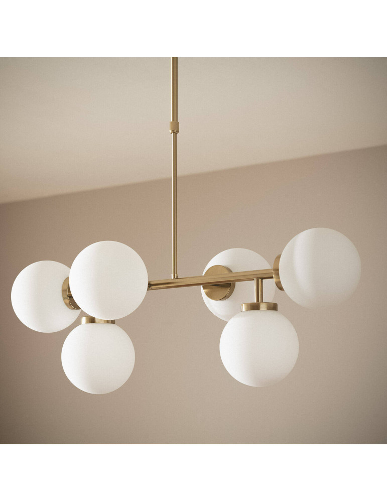 Suspension Métal et Verre Lautrec