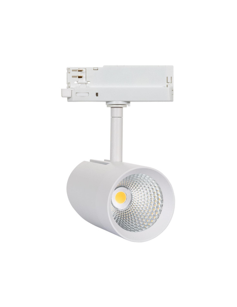 Spot LED sur Rail Triphasé 30W Fuji Blanc