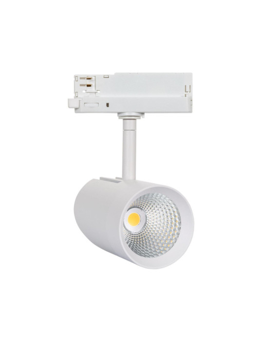 Spot LED sur Rail Triphasé 30W Fuji Blanc