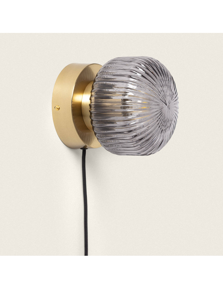 Lampe Murale Métal et Verre Windsor