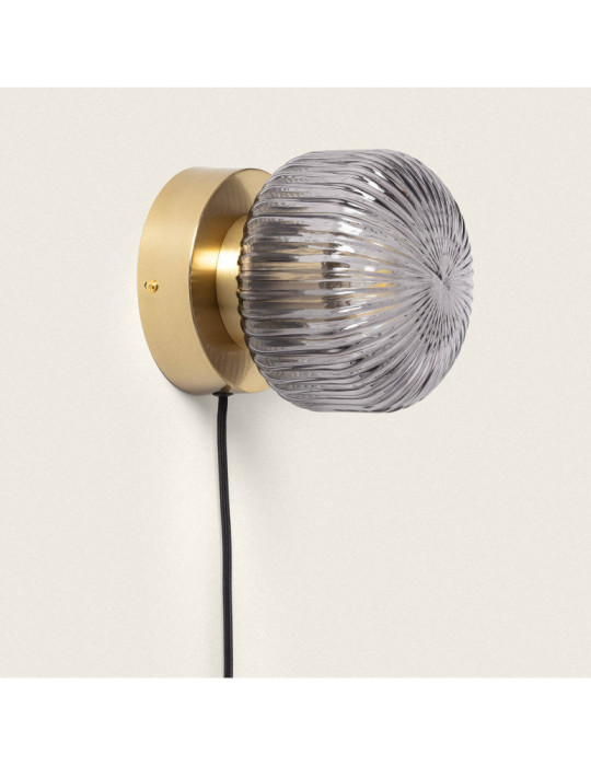 Lampe Murale Métal et Verre Windsor