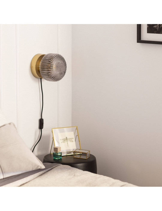 Lampe Murale Métal et Verre Windsor