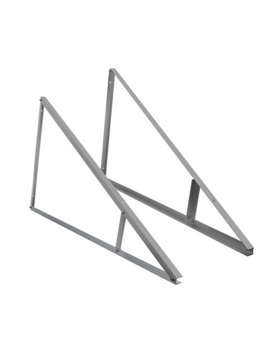 Structure Inclinaison 30º pour Panneaux Solaires Montage sur Tôles et Béton