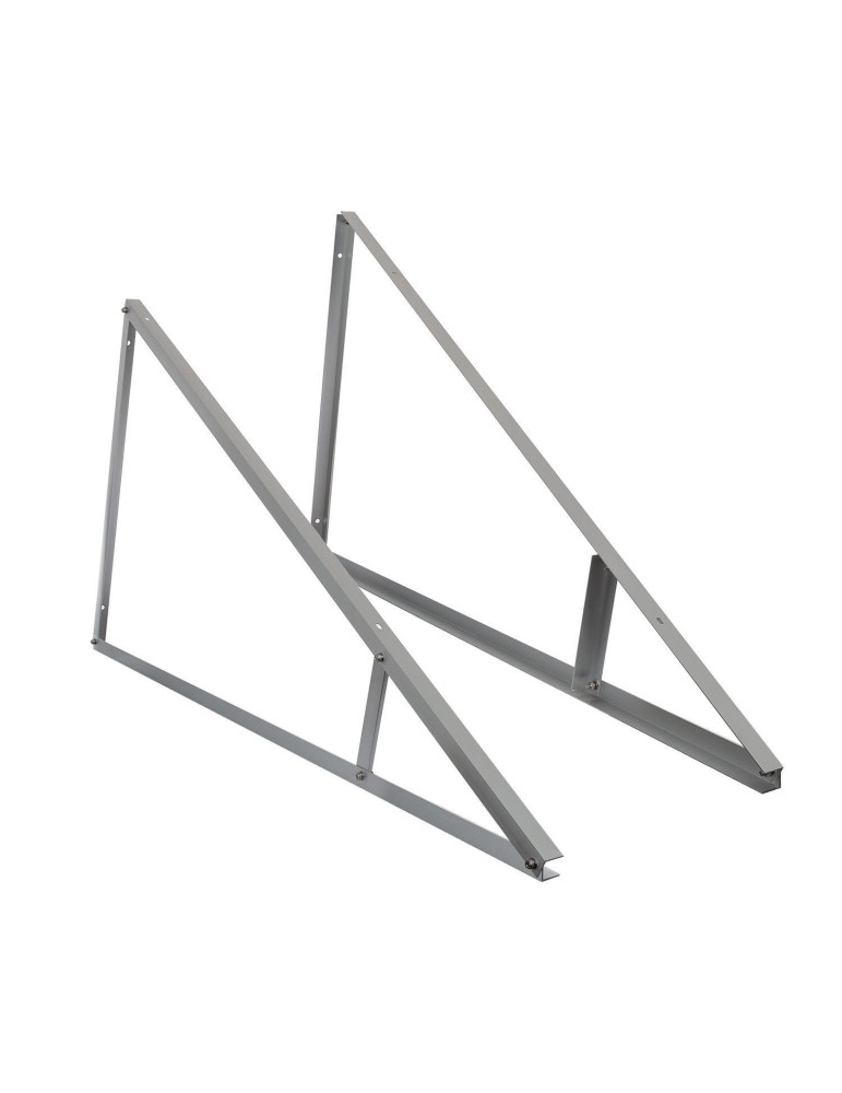 Structure Inclinaison 30º pour Panneaux Solaires Montage sur Tôles et Béton