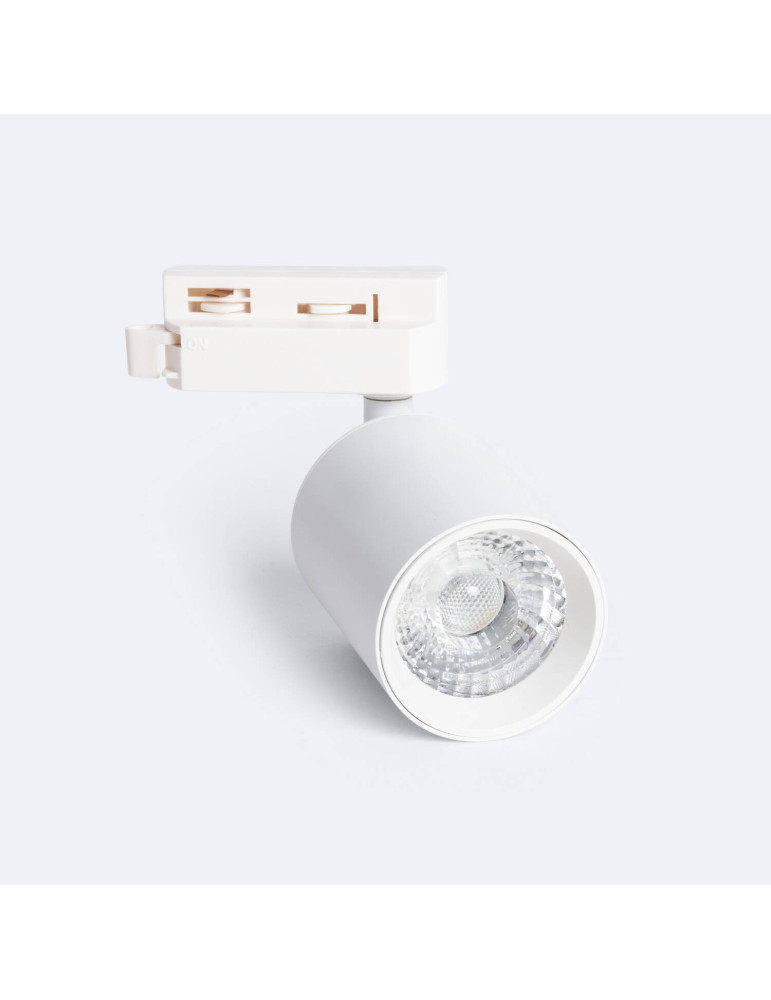 Spot LED sur Rail Monophasé 10W Mallet Dimmable Blanc