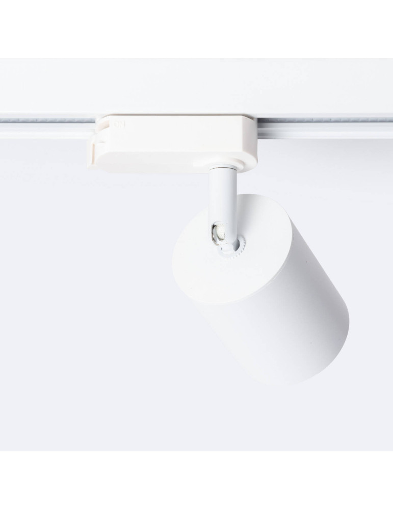 Spot LED sur Rail Monophasé 10W Mallet Dimmable Blanc